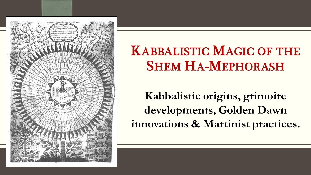 Kabbalistic Magic of the Shem ha-Mephorash