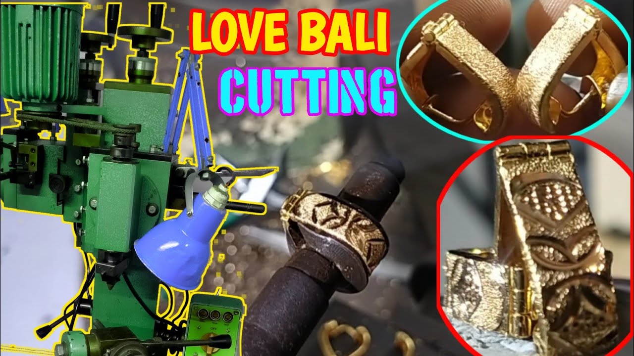 LOVE BALI, GOLD EARRING, U BALI, GOLD EARRINGS DESIGNS, GOLD EARRINGS DESIGNS 2021, RAJARAM MACHINE