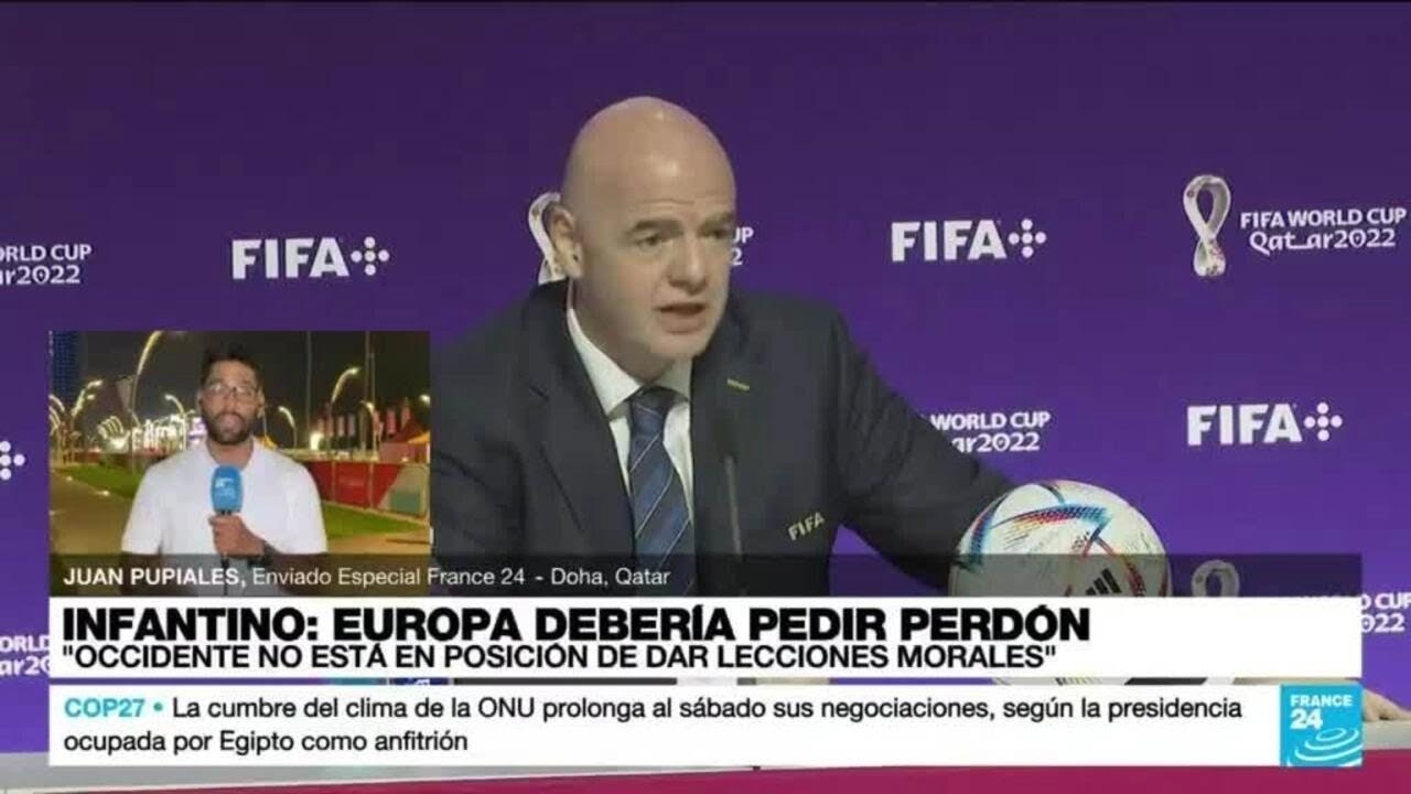 Informe desde Doha: Infantino arremete contra Occidente por cr&iacute;ticas sobre el Mundial