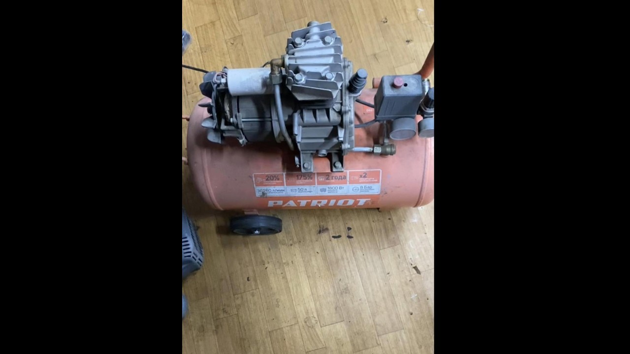 Компрессор Patriot Euro 50-260 обслуживание