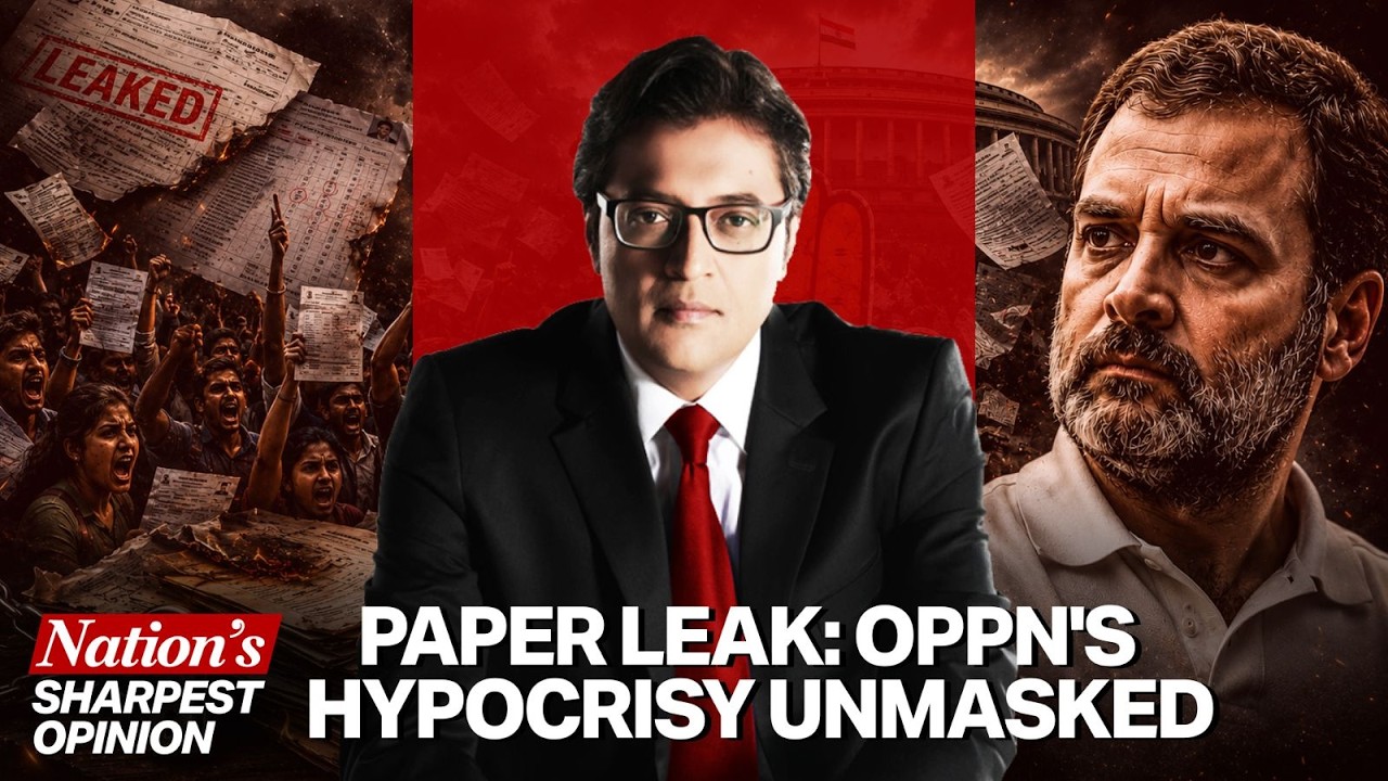 Arnab Dares Dipke To Ask Congress & Oppn To Explain Paper Leaks Under Their Watch