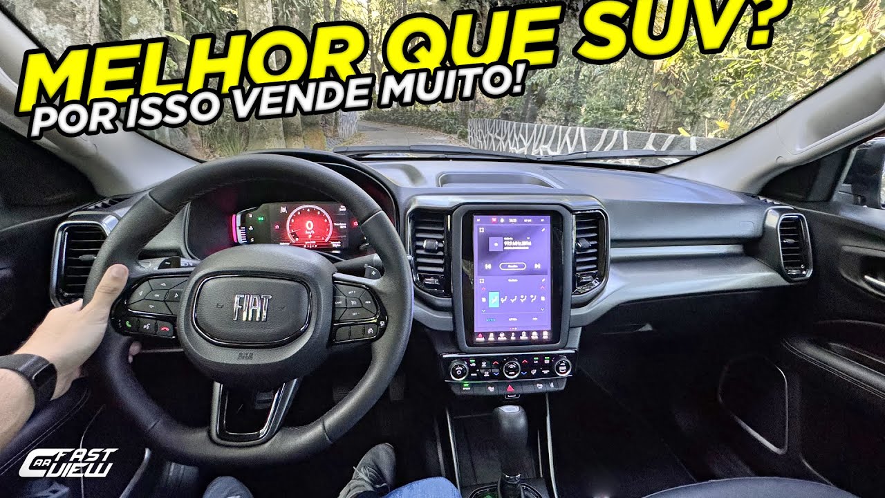 TEST DRIVE FIAT TORO VOLCANO 2024 EXPLICOU PORQUE É LÍDER HÁ ANOS! POTÊNCIA, CONFORTO E BONS ITENS!