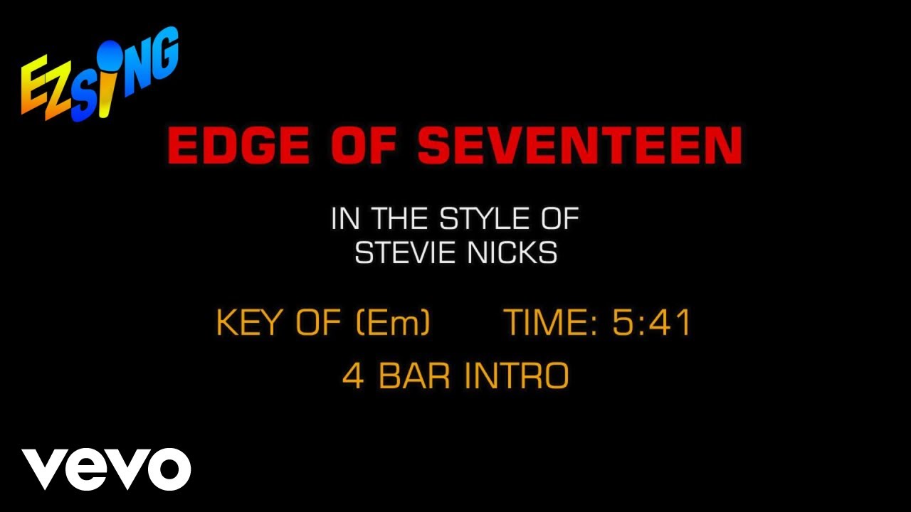 Stevie Nicks - Edge Of Seventeen (Karaoke EZ Sing)