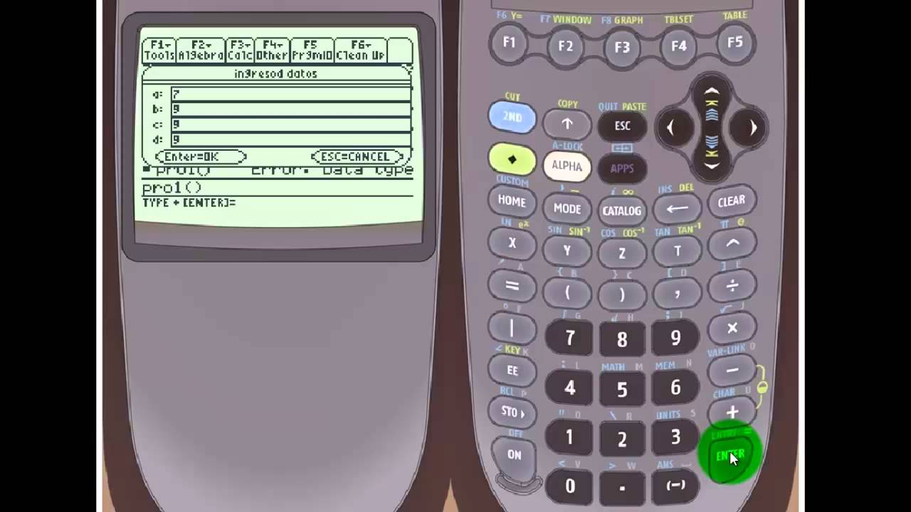 TI 89 Titanium: programando la Ti 89 Titanium 01