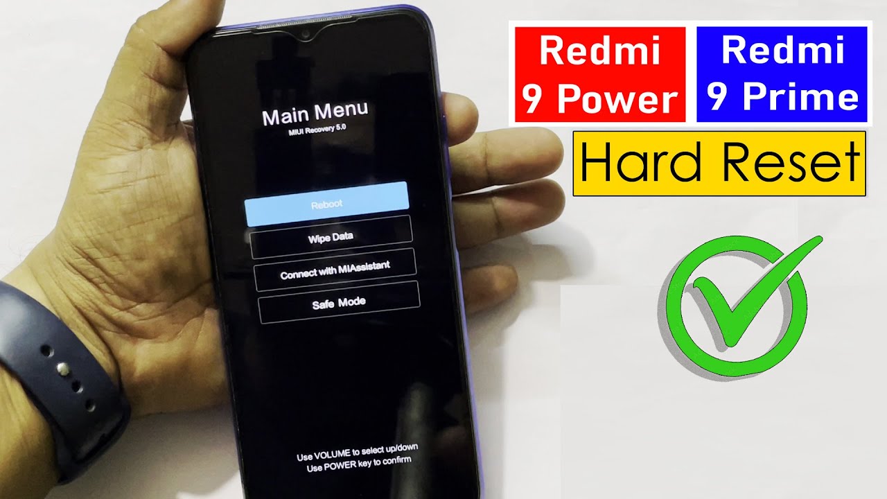 Redmi 9 Power/ 9 Prime:- Hard Reset | Forgot Password | Screen Unlock 🔓 🔓🔓