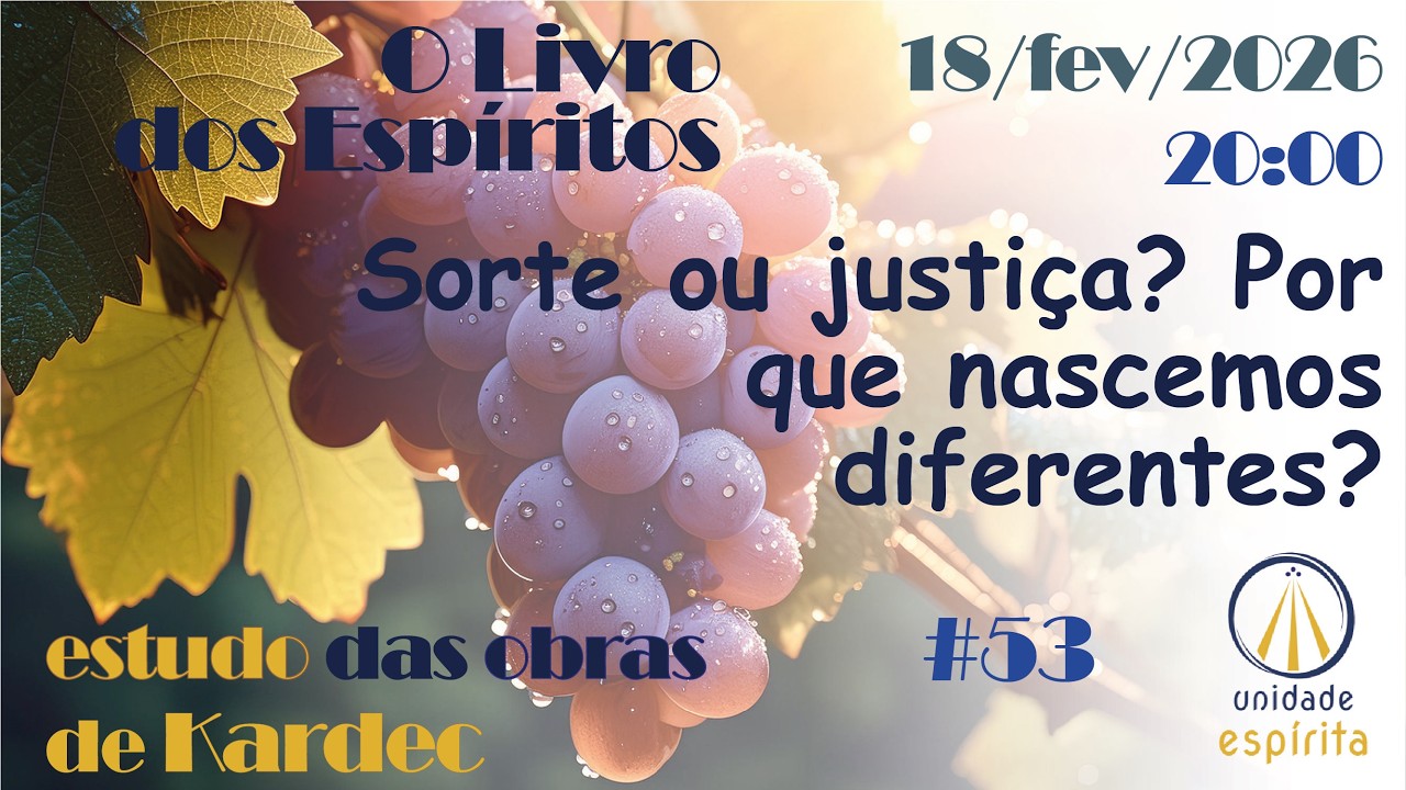 #053 - Por que nascemos tão diferentes? A lógica da reencarnação.