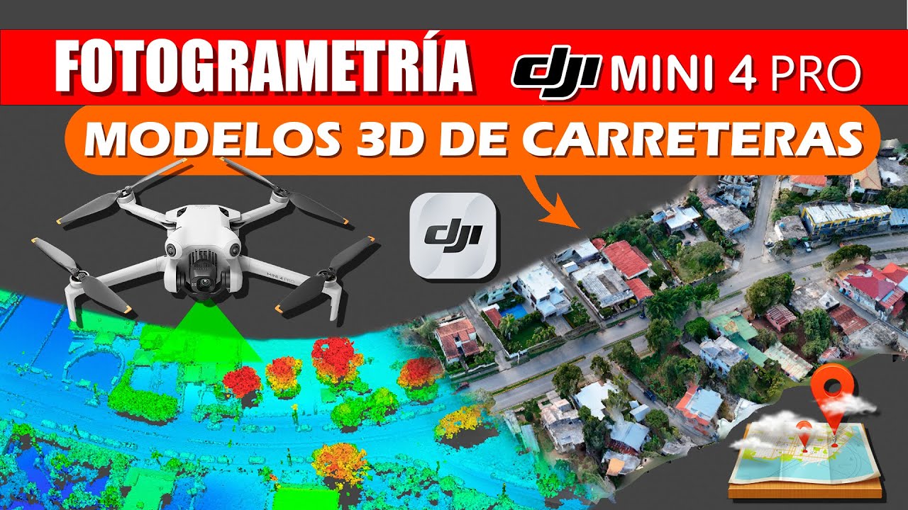 Modelado 3D de Carreteras con Drones - Fotogrametría con el Mini 4 Pro | GUÍA COMPLETA