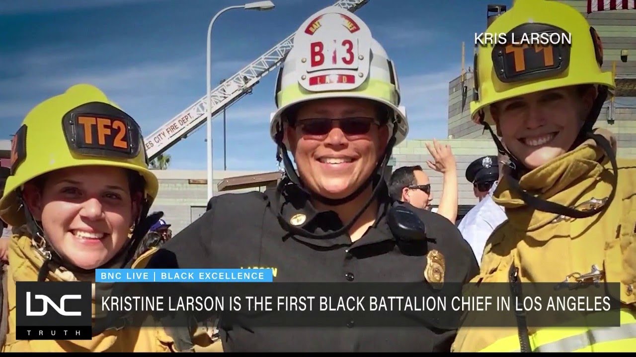Kristine Larson is First Black Female Battalion Chief in Los Angeles