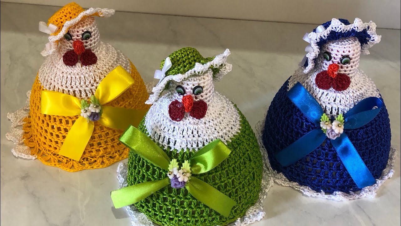 Galinhas para decoração.(passo a passo)
