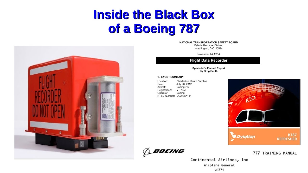 Inside the Black Box of a Boeing 787