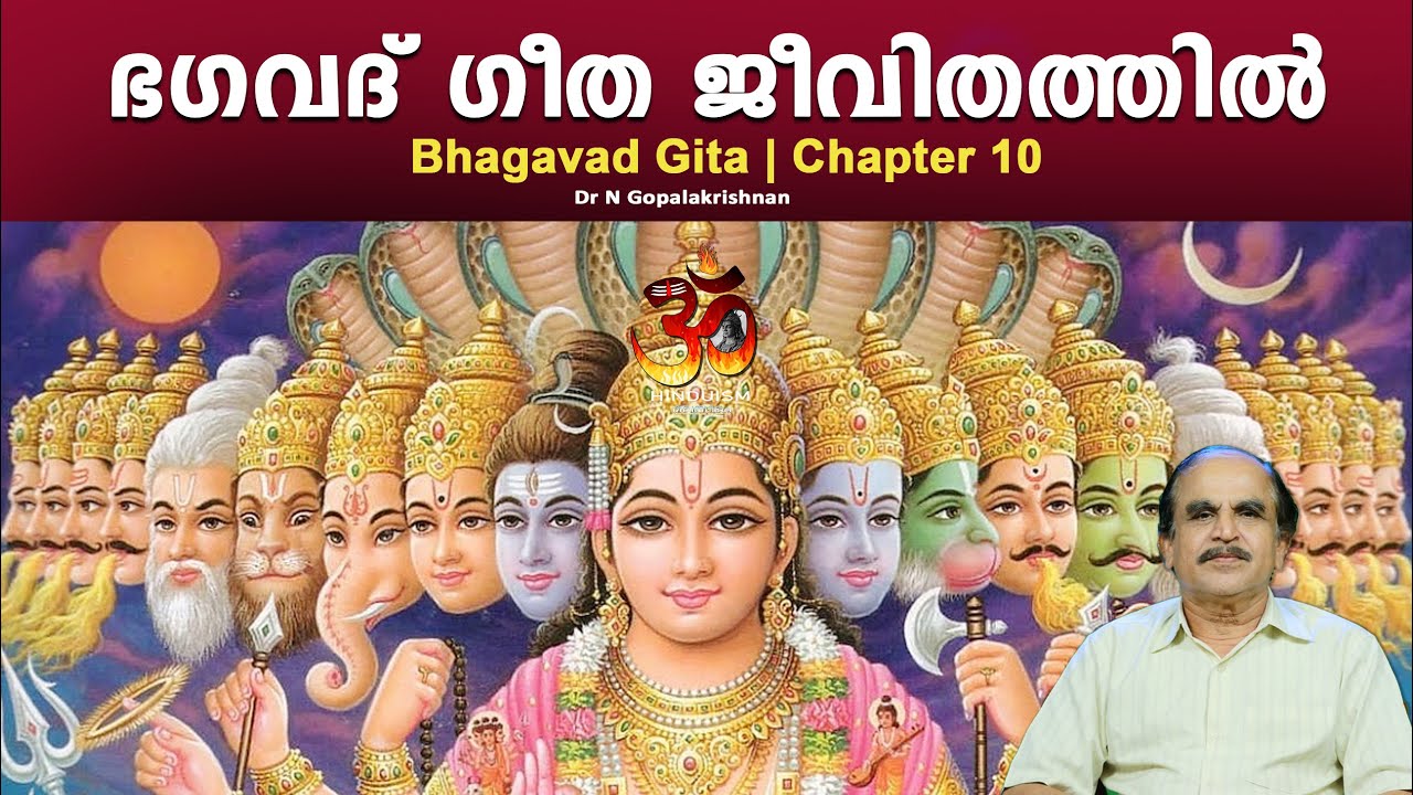 PART -31| Bhagavad Gita in daily life | ഭഗവദ് ഗീത ജീവിതത്തിൽ | DrN Gopalakrishnan | Hinduism മലയാളം
