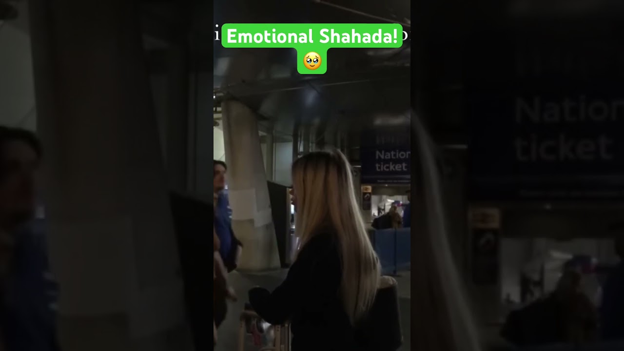 Emotional Shahdah! #revert #shahadat #shahadah #islam #tears #testimony #shorts
