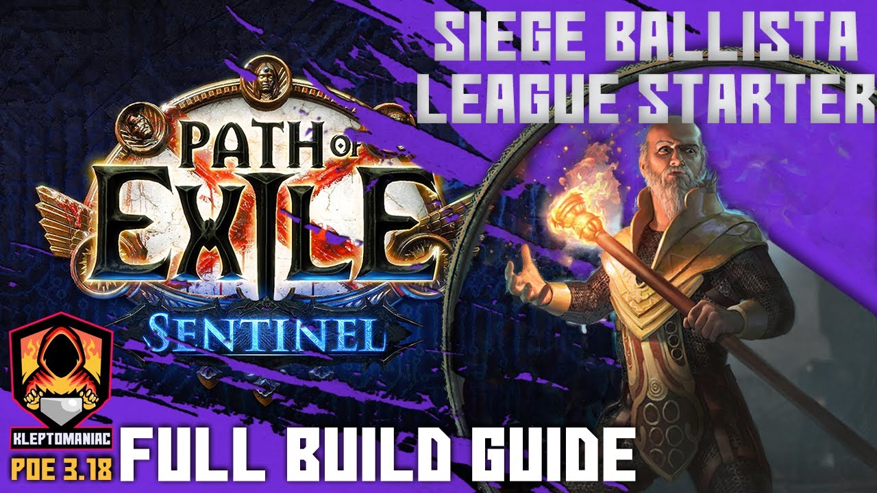 [POE 3.18] Hierophant Siege Ballista - Destroy Endgame Bosses on a Low Budget! -- Full Build Guide