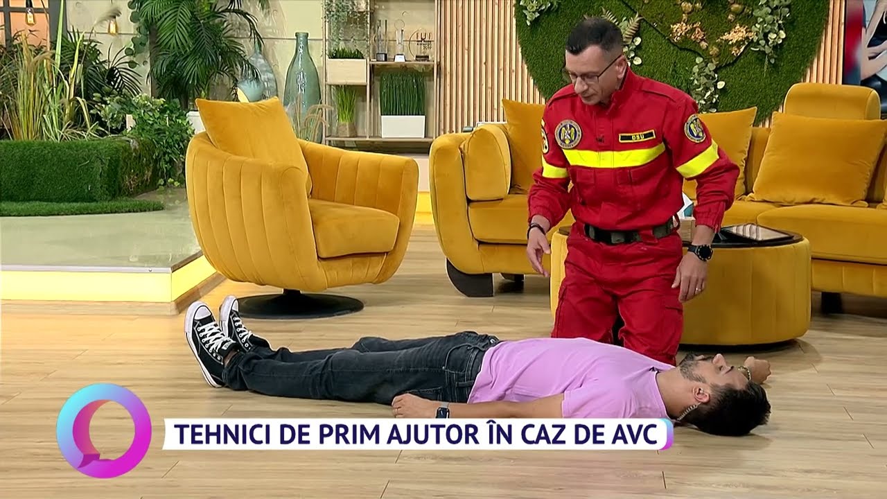 Tehnici de prim ajutor în caz de AVC