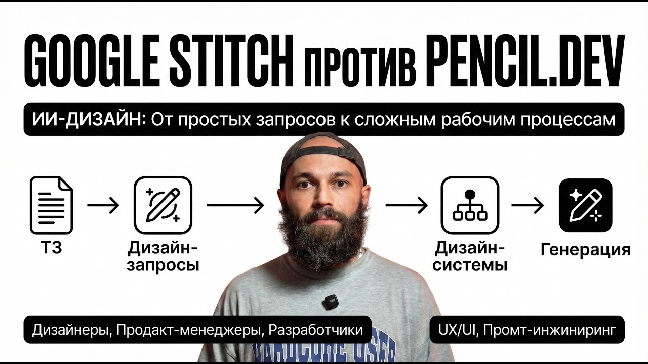 Google Stitch vs Pencil.dev: какой AI лучше делает дизайн в 2026?