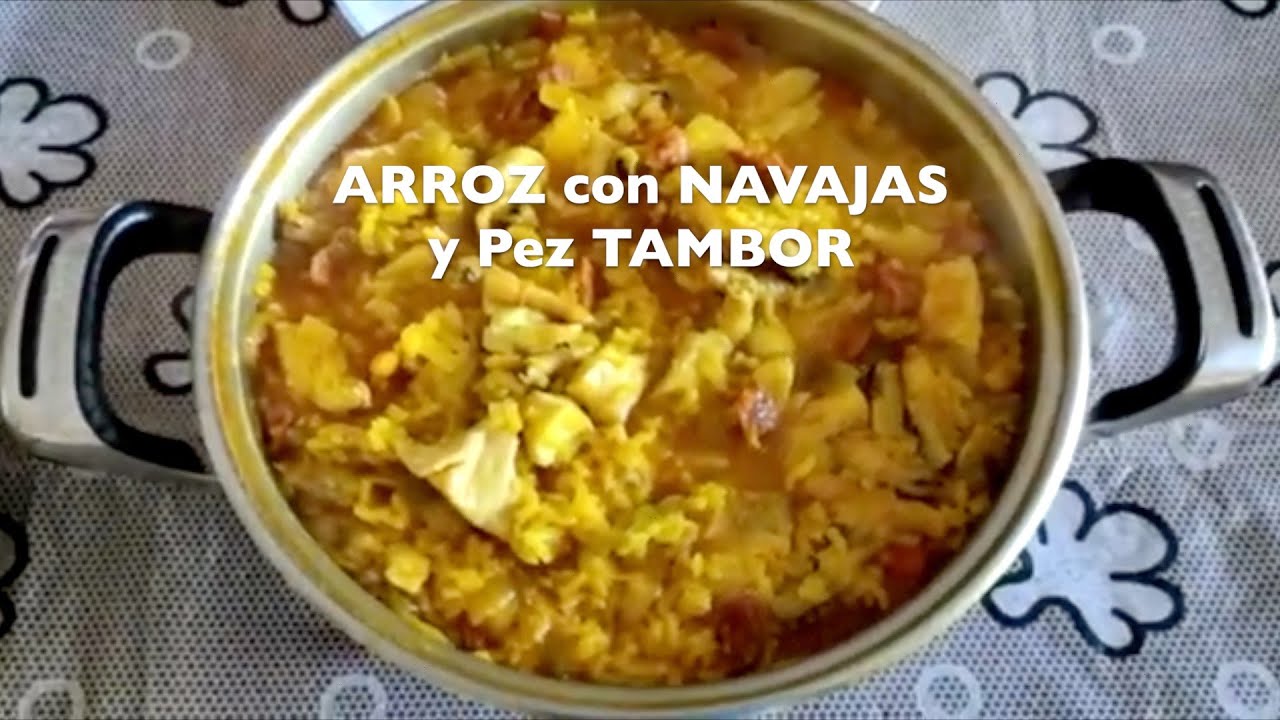 🥘🐟 ARROZ con Navajas y Pez Tambor por Jesus Alba
