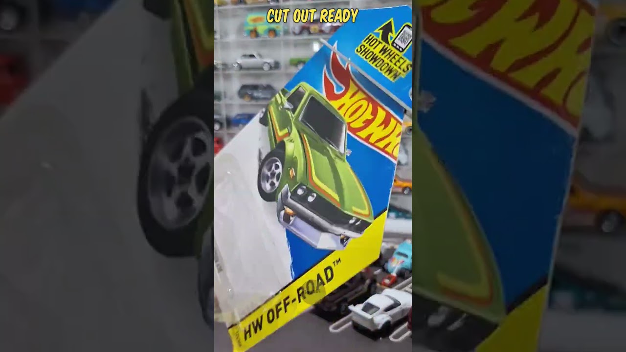 Cut Out Toys Car Hotwheels Datsun 620 Green 