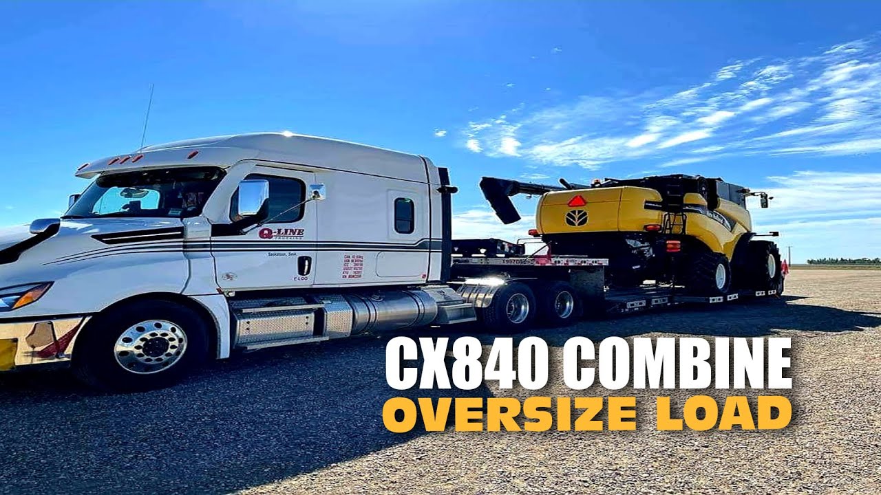 Part2 Hauling CX840 Combine Oversize Load