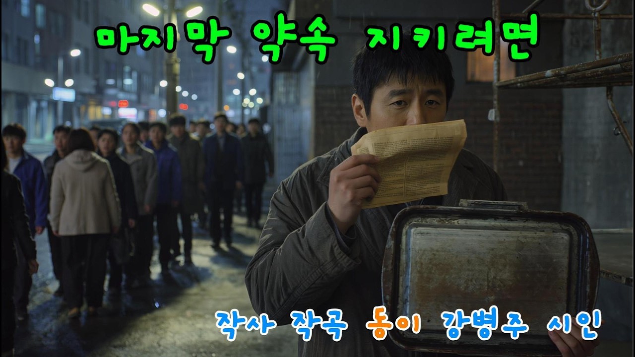 마지막 약속 지키려면
