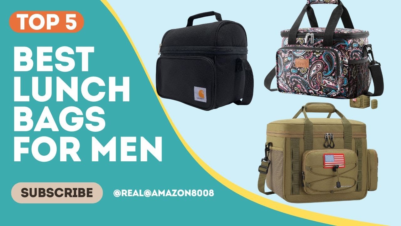 Best Lunch Bags for Men – Top 5 Best Insulated Lunch Bag for Men 2025!