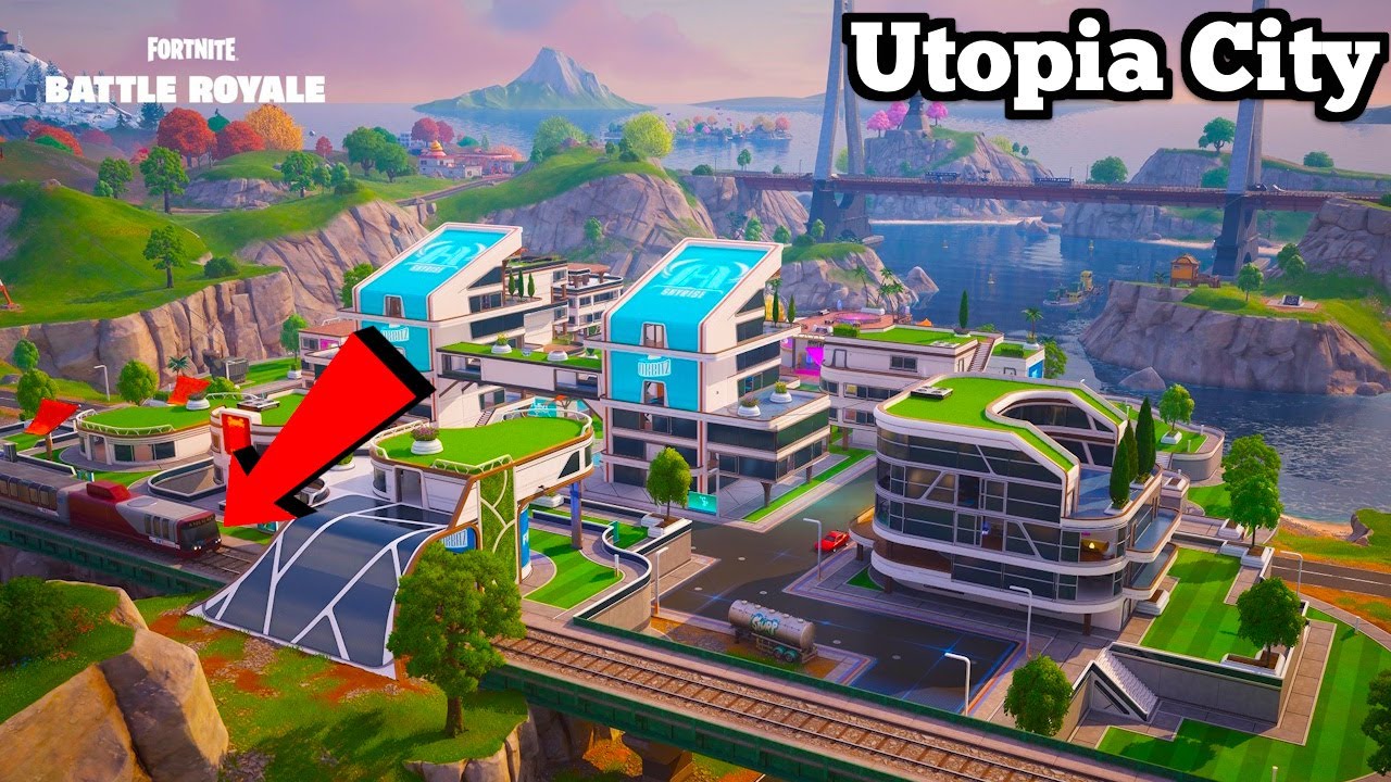*NEW* Utopia City Location Gameplay - Fortnite Looting Guide