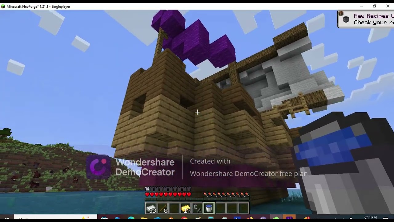 Exploring New Structures in MINECRAFT