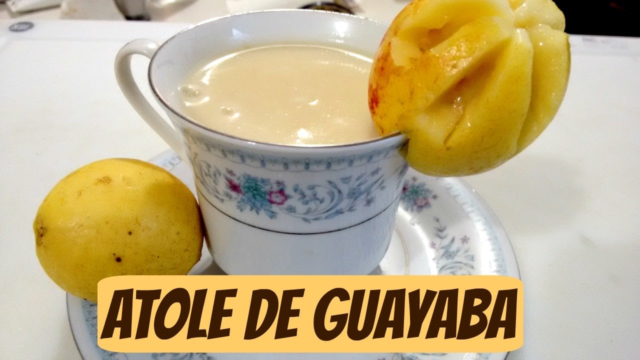 CON TAN SOLO ESTOS INGREDIENTES HAZ ESTE DELICIOSO ATOLE DE GUAYABA MUY CREMOCITO Mas facil y Rico