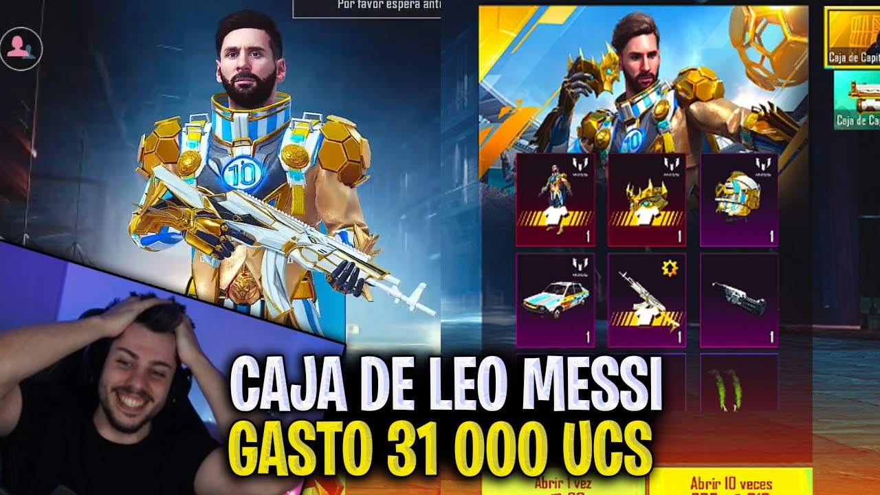 GASTANDO 31 000 UCS en la CAJA de LEO MESI PUBG MOBILE