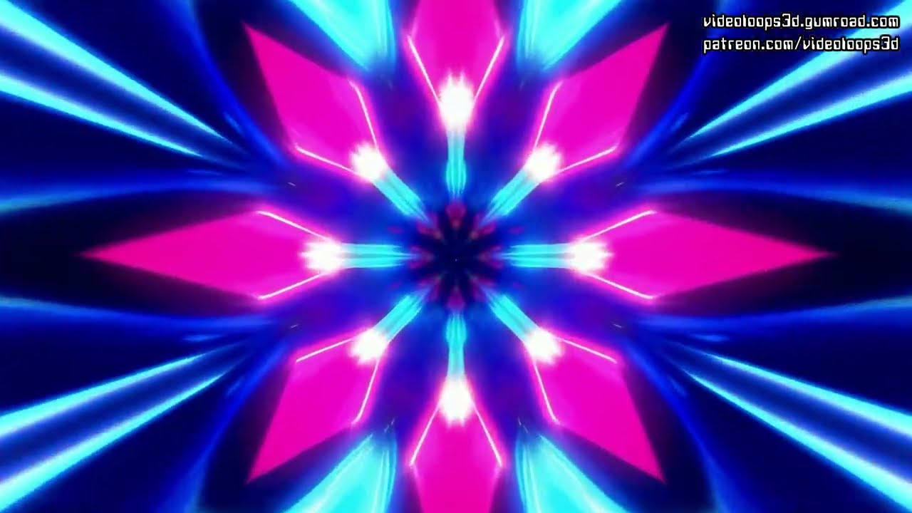 Psychedelic Energy Flow - 4K - 