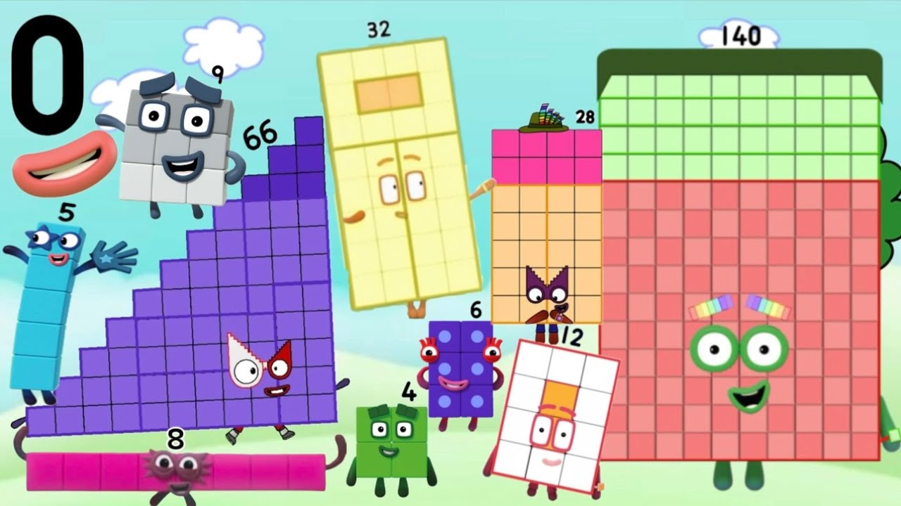 NUMBERBLOCKS | LET'S MULTIPLY NUMBERS | LEARN TO COUNT | MATHBLOCKS | hello george