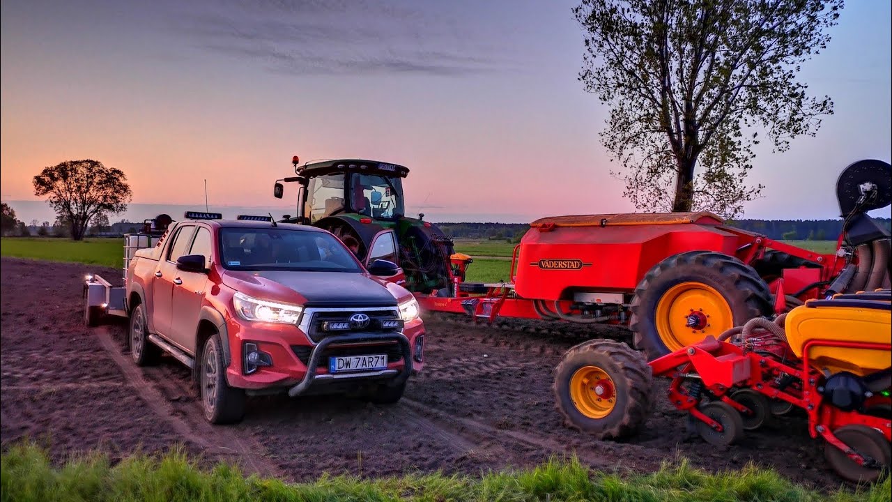 🇵🇱Siew kukurydzy z prędkością 20 km/h?! Väderstad Tempo L   John Deere 8370R Fendt 936