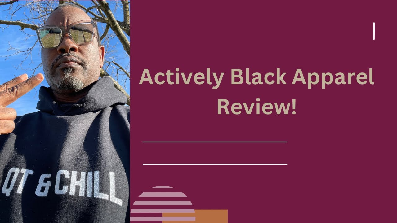 Actively Black Apparel.