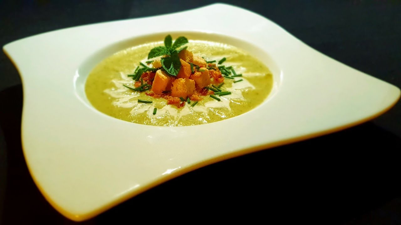 Crema de CALABACÍN con leche de COCO