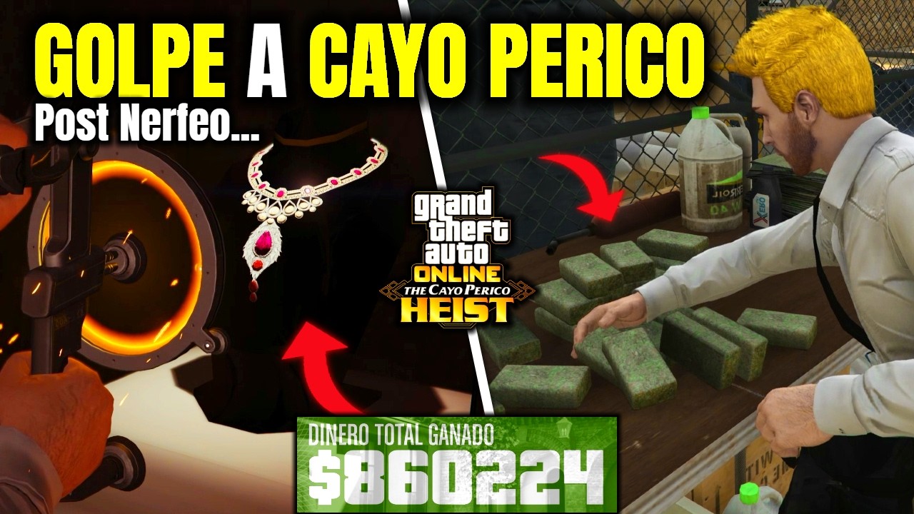 GOLPE a CAYO PERICO Post Nerfeo | &iquest;Es el Mejor Todav&iacute;a de GTA Online?