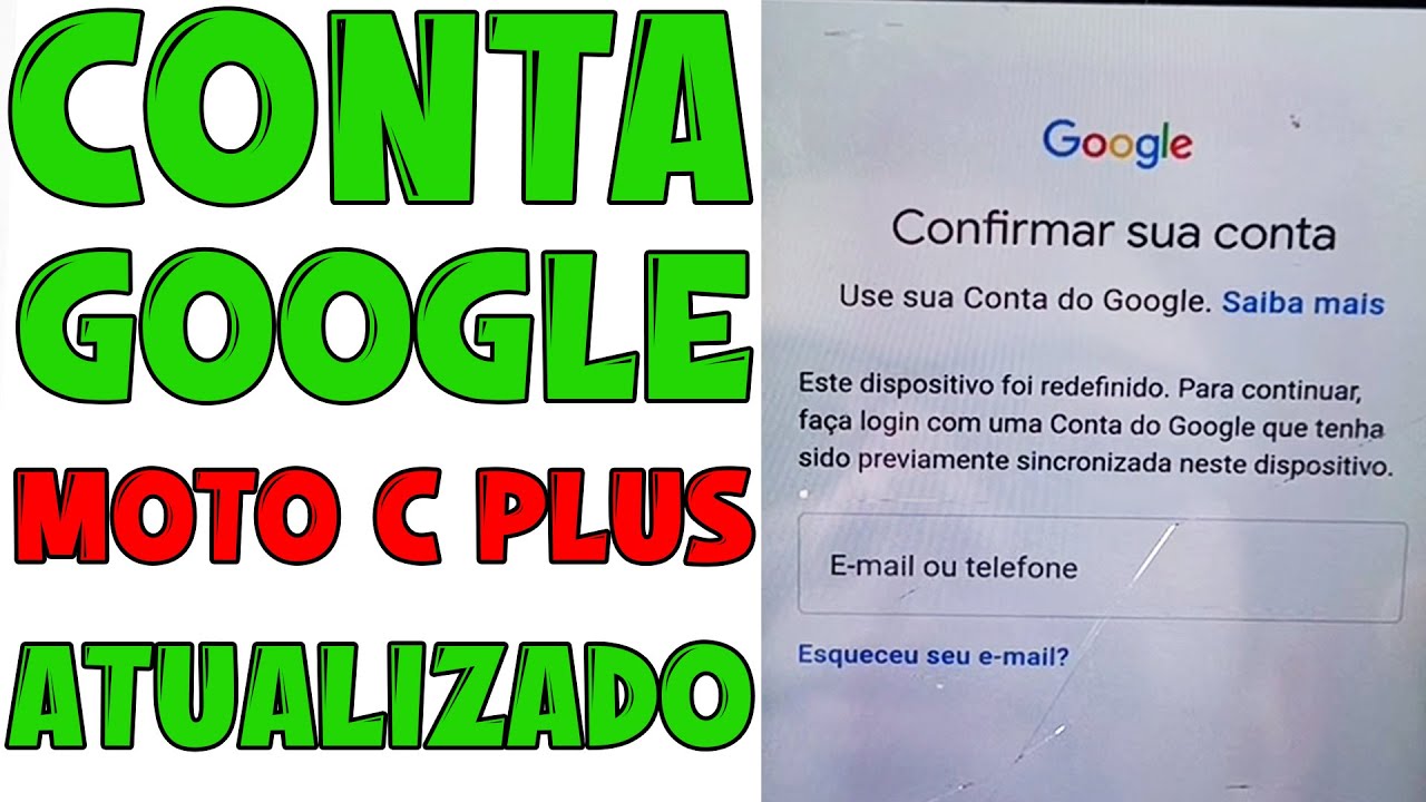 REMOVENDO CONTA GOOGLE MOTO C PLUS - XT1724, ATUALIZADO 2023