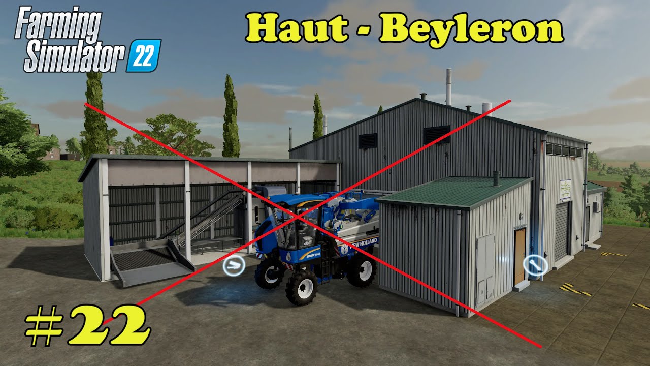 PĚSTOVÁNÍ VÍNA SE OPRAVDU NEVYPLATÍ :-( | Haut-Beyleron | Farming Simulator 22 | CZ/SK #22
