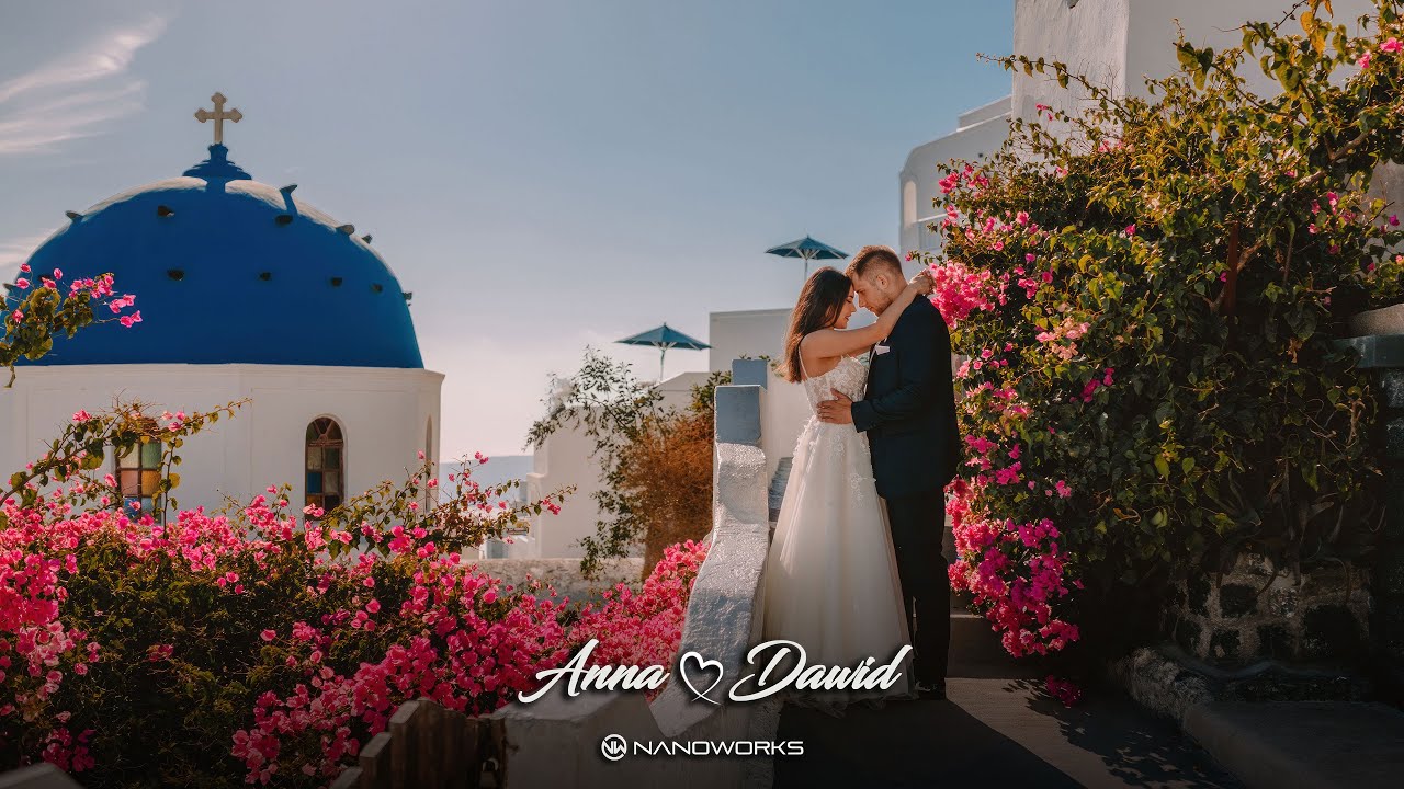 Anna ♡ Dawid  | Teledysk Ślubny SANTORINI | Nano Works