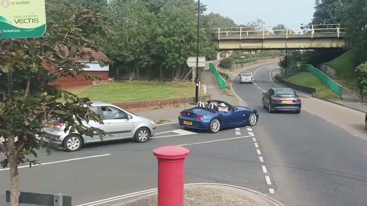 🇬🇧 BUS ROUTE TIMELAPSE | Southern Vectis 8: Newport ➔ Ryde