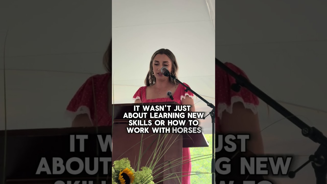 Lauren Vanucci Thoroughbred Retirement Foundation Second Chances BBQ Speech