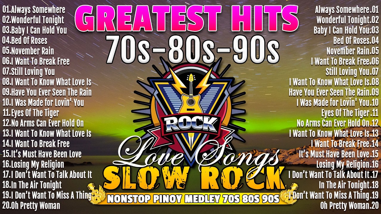 Greatest Hits 70s 80s 90s Collection || Nonstop Medley Slow Rock Love Songs || LUAMANG TUGTUGIN 2026