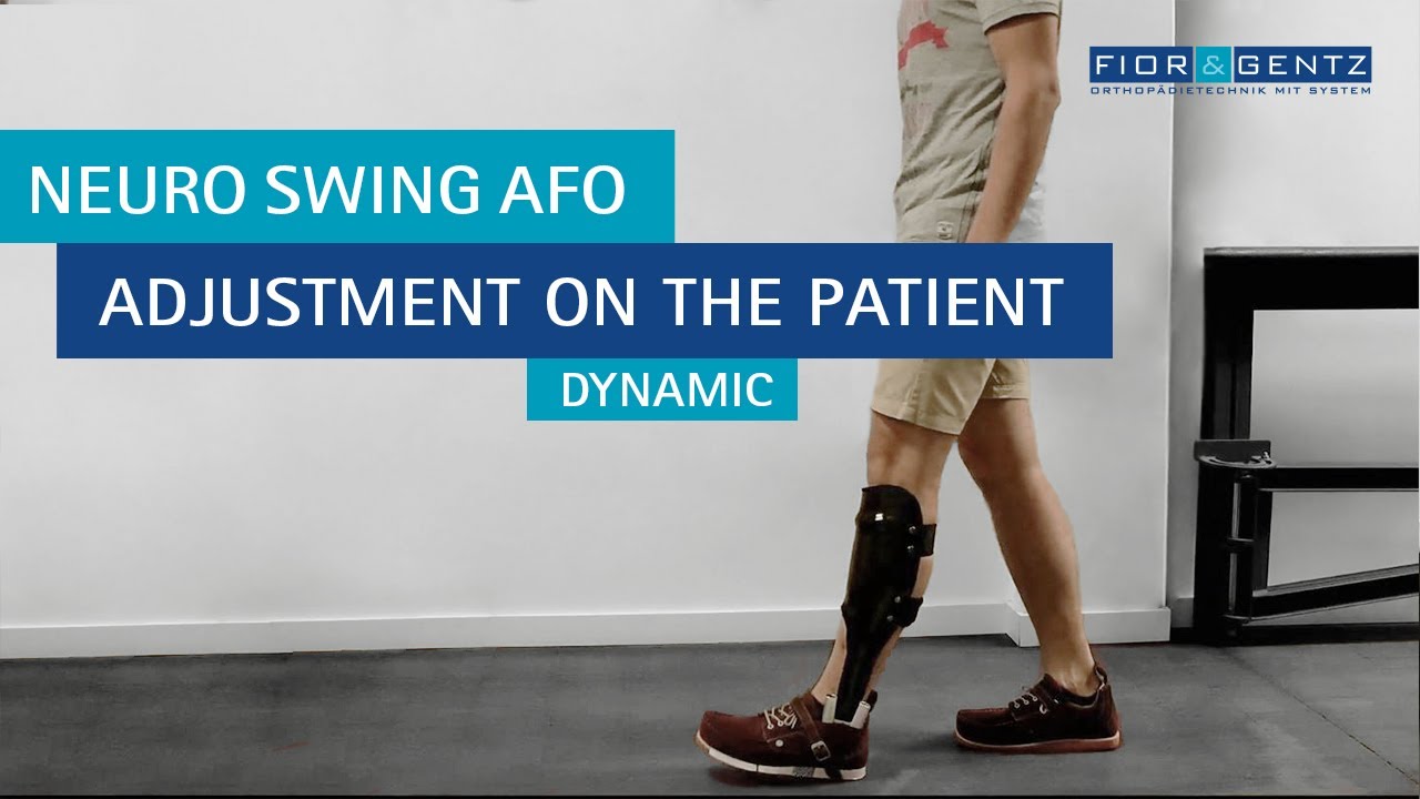 EN: NEURO SWING  AFO - Adjustment on the Patient dynamically