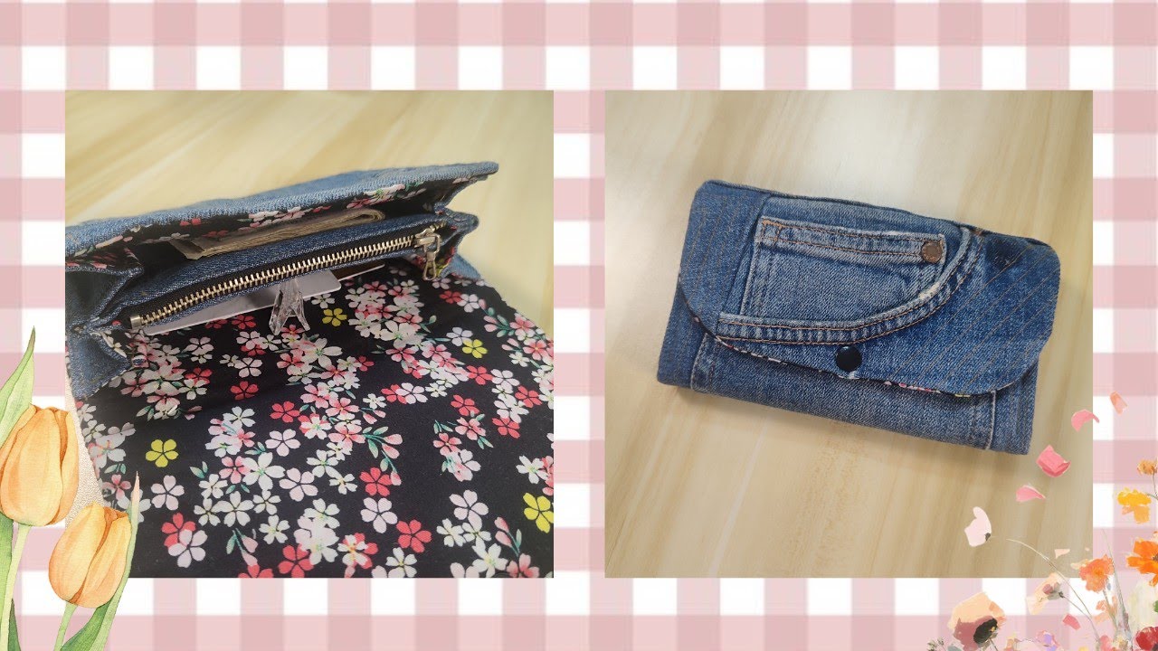 From Old Jeans to New Dreams 💙✨ #sewingtutorial #upcycle #diy 