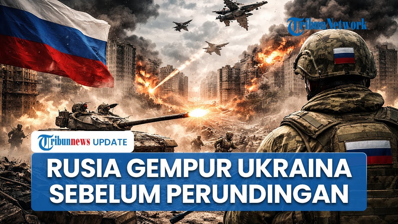 Serangan Besar-besaran Rusia Hajar Ukraina Sehari sebelum Perundingan Damai Berlangsung