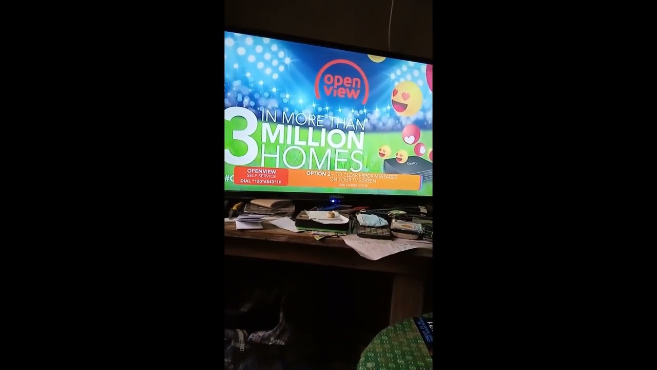 how to fix open view with no signal,no channels