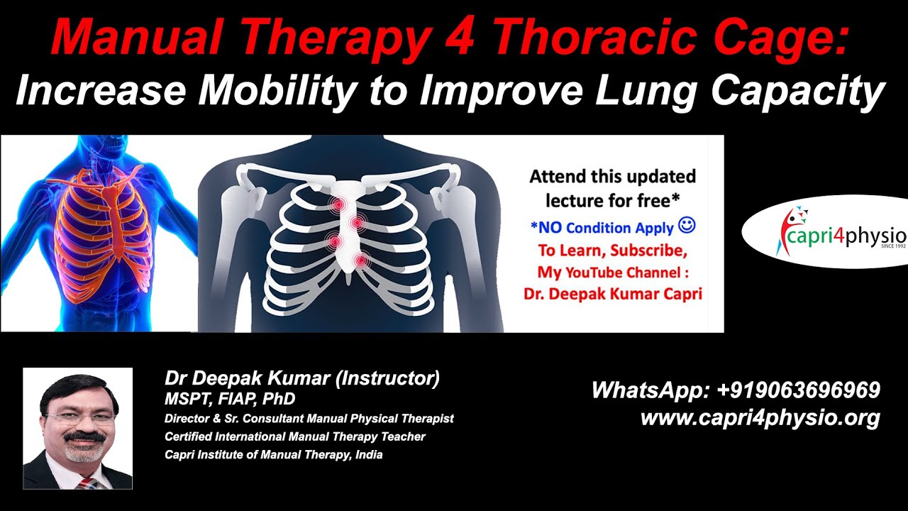Manual Therapy 4 Thoracic Cage: Improve Mobility & Improve Lung Capacity