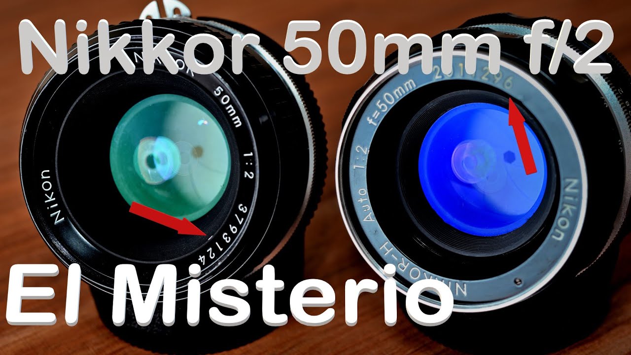 Lente Nikkor 50mm f/2 de Nikon | El Misterio detrás de este Antiguo y Clásico Vintage de Nikon