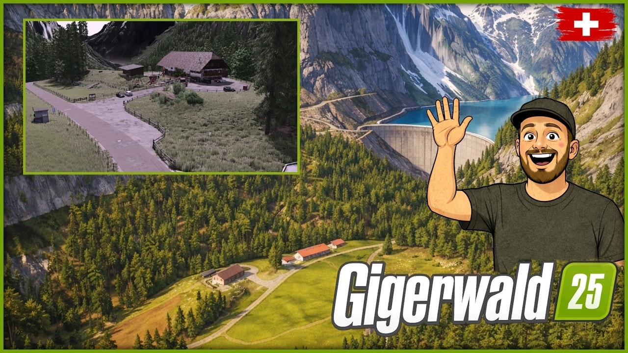 LS25 MAPVORSTELLUNG #050 - PREVIEW GIGERWALD by DaAndy - Gr&uuml;&szlig;e aus den Schweizer Bergen