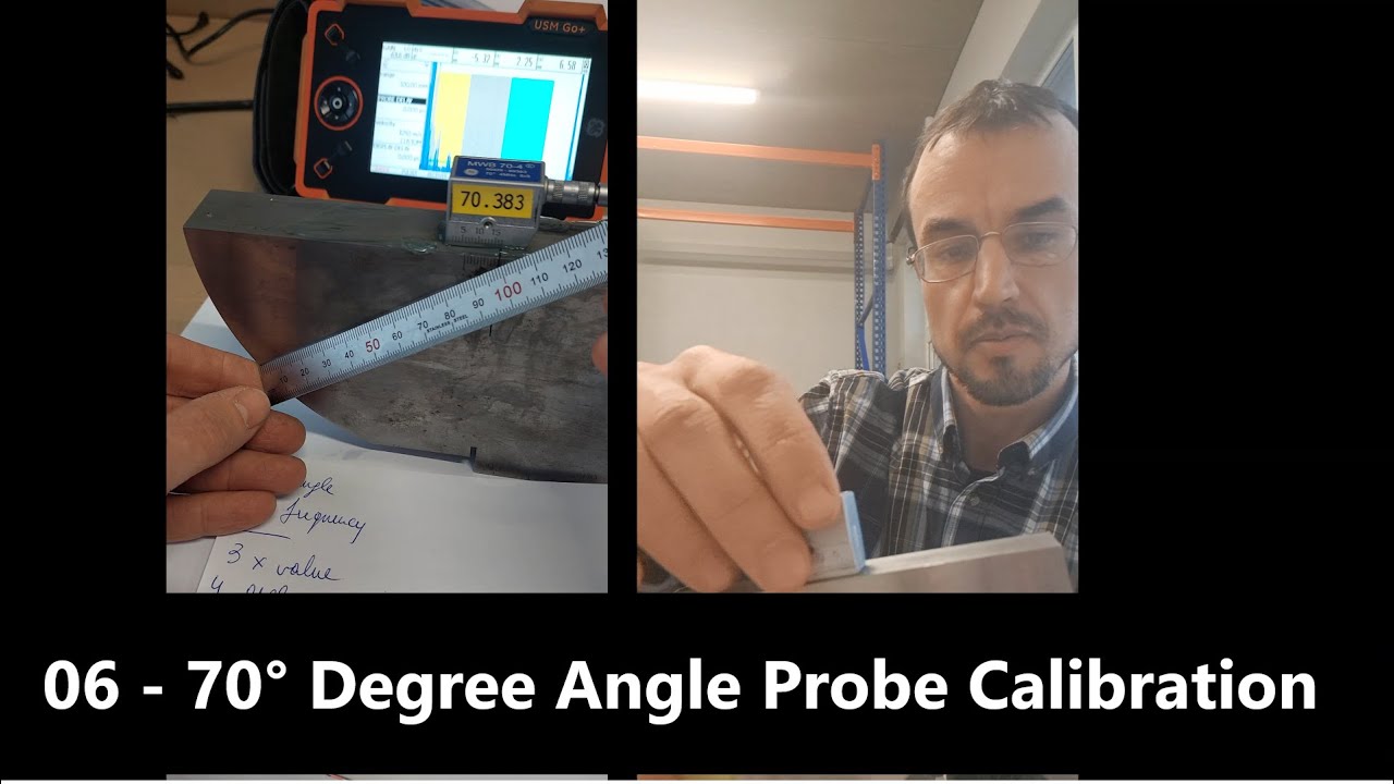 [ENG] 06 - 70&deg; Degree Angle Probe Calibration (USM GO+)