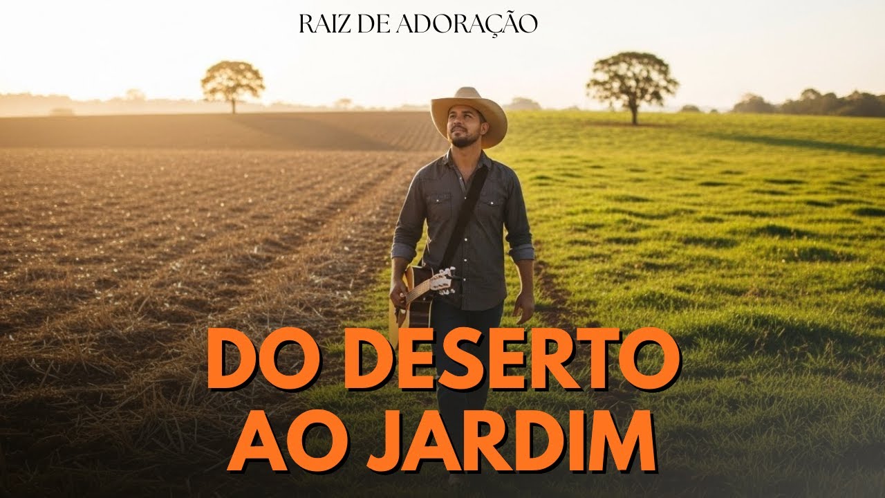 Quando o Deserto Acabar, Deus Te Levará ao Jardim | Louvor Sertanejo de Renovação