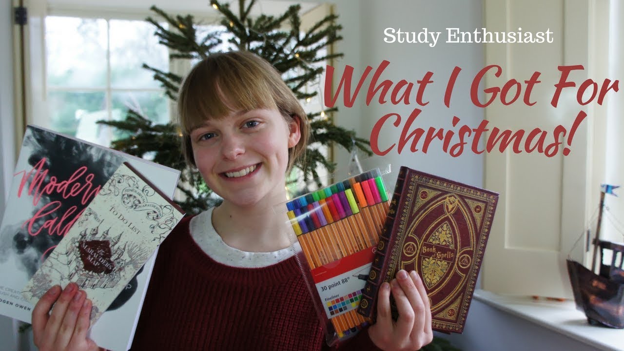 What I Got For Christmas 2017 || Study Enthusiast / Potterhead